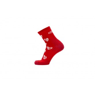 Sport socks KOSTKA Love red